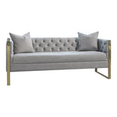 Coaster Eastbrook Tufted Back Sofa Grey Model 509111